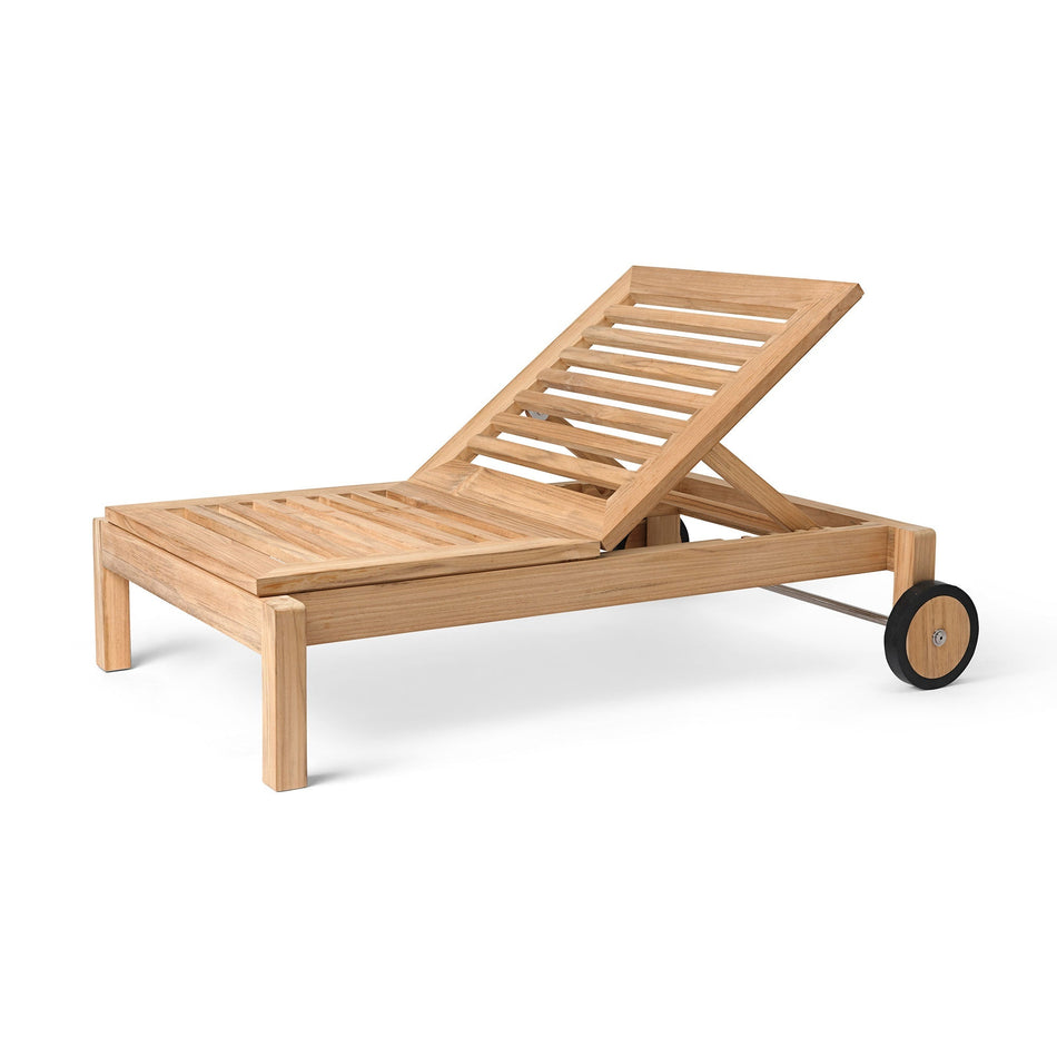 AH604 Lounger - untreated teak