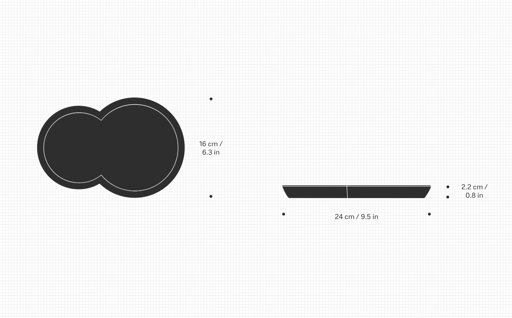 VIPP214 | Brunch Plate | Set of 2 | Vipp | Skandium London