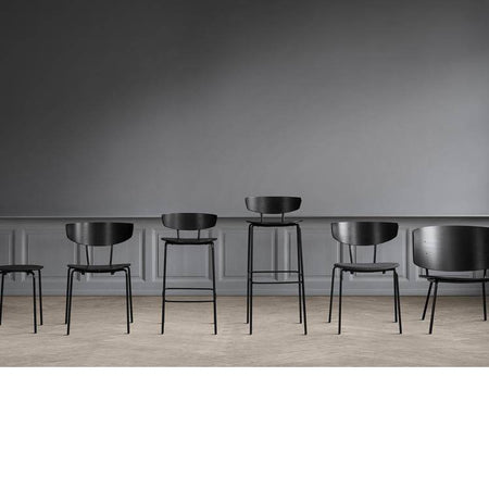 Ferm Living - Herman Bar Chair - Black - Skandium London