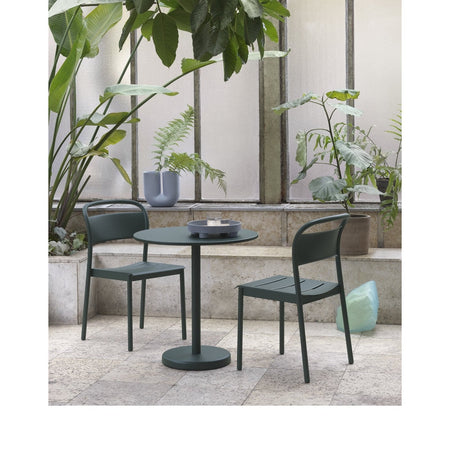 Muuto - Linear Steel Café Table - Round - Ø70 cm - Skandium London