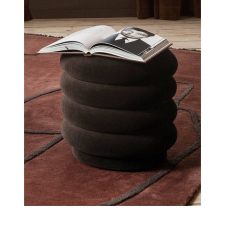 Ferm Living - Round pouf - faded velvet - Skandium London