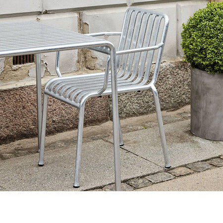 Palissade Armchair | Hot Galvanised Steel | HAY | Skandium London