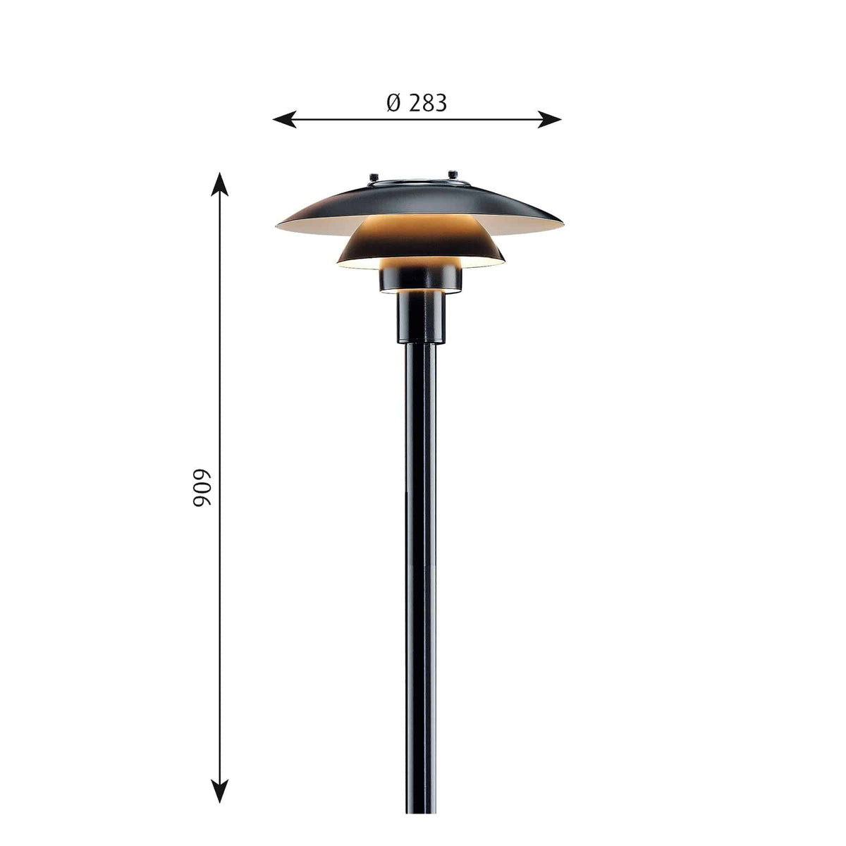 PH 3-2½ bollard outdoor lamp | Louis Poulsen | Skandium London