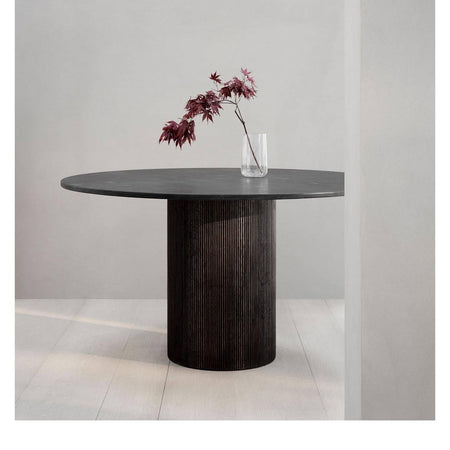 Vipp - VIPP494 - Cabin Round Table - Dark Oak Base - Skandium London