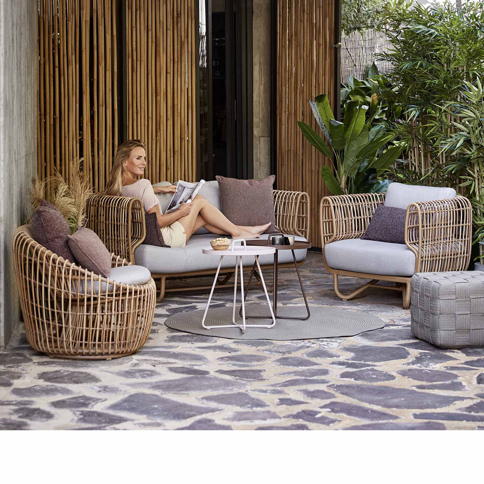 Nest Round Outdoor Chair | Cane-line | Skandium London