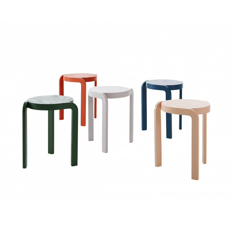 Swedese - Spin Stool, stackable - Skandium London