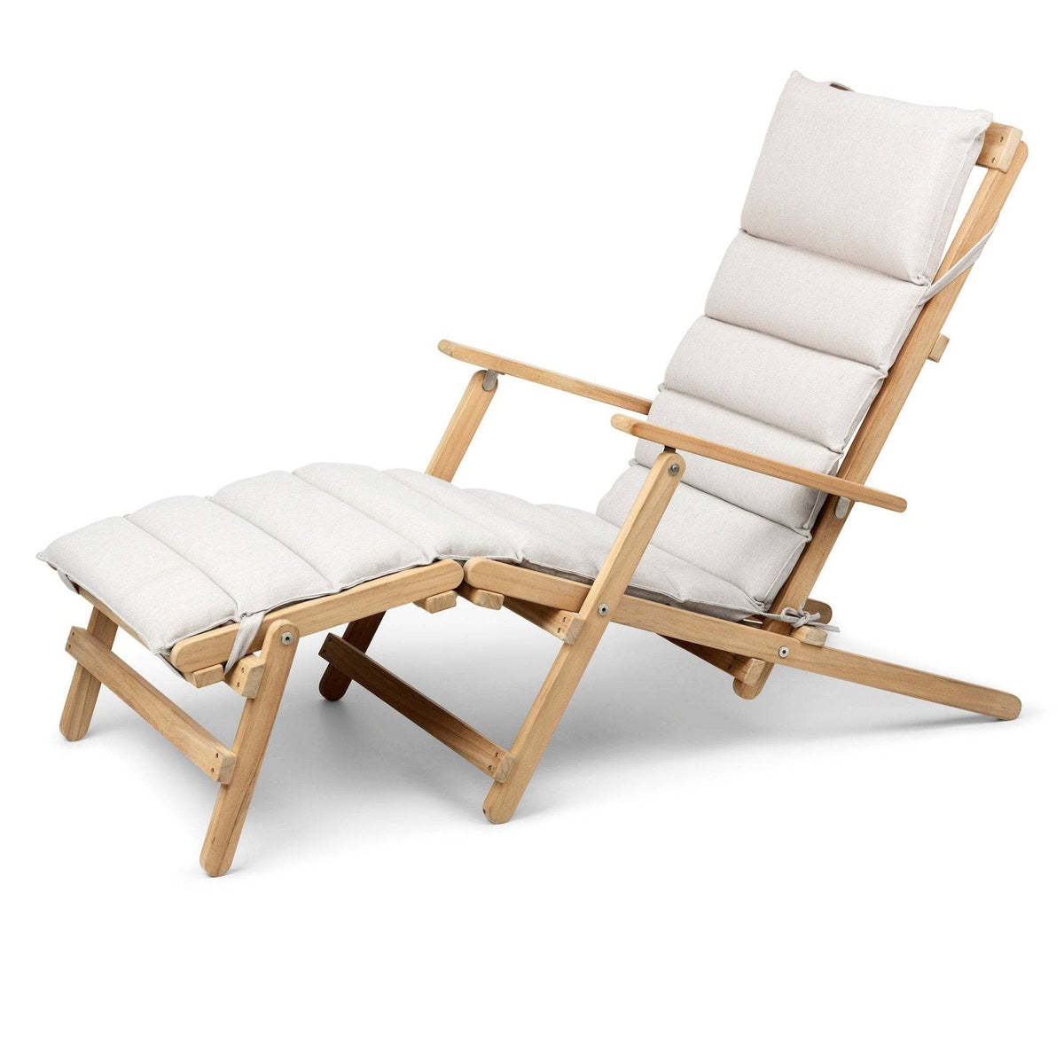 Carl Hansen - BM5565 Deck Chair with Footrest - with cushion - Skandium London