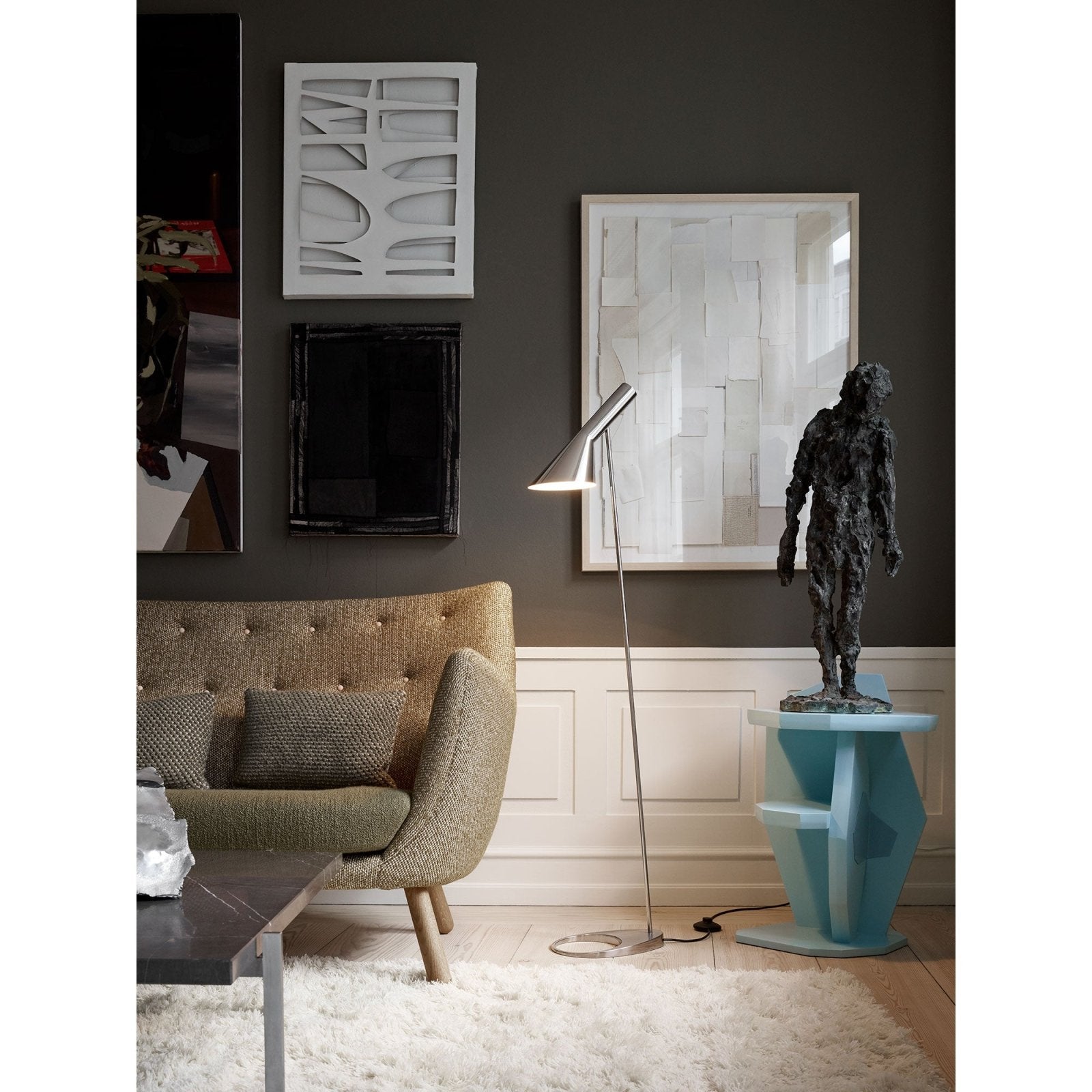 Louis Poulsen - AJ Floor Lamp - Dark grey (Outlet) - Skandium London