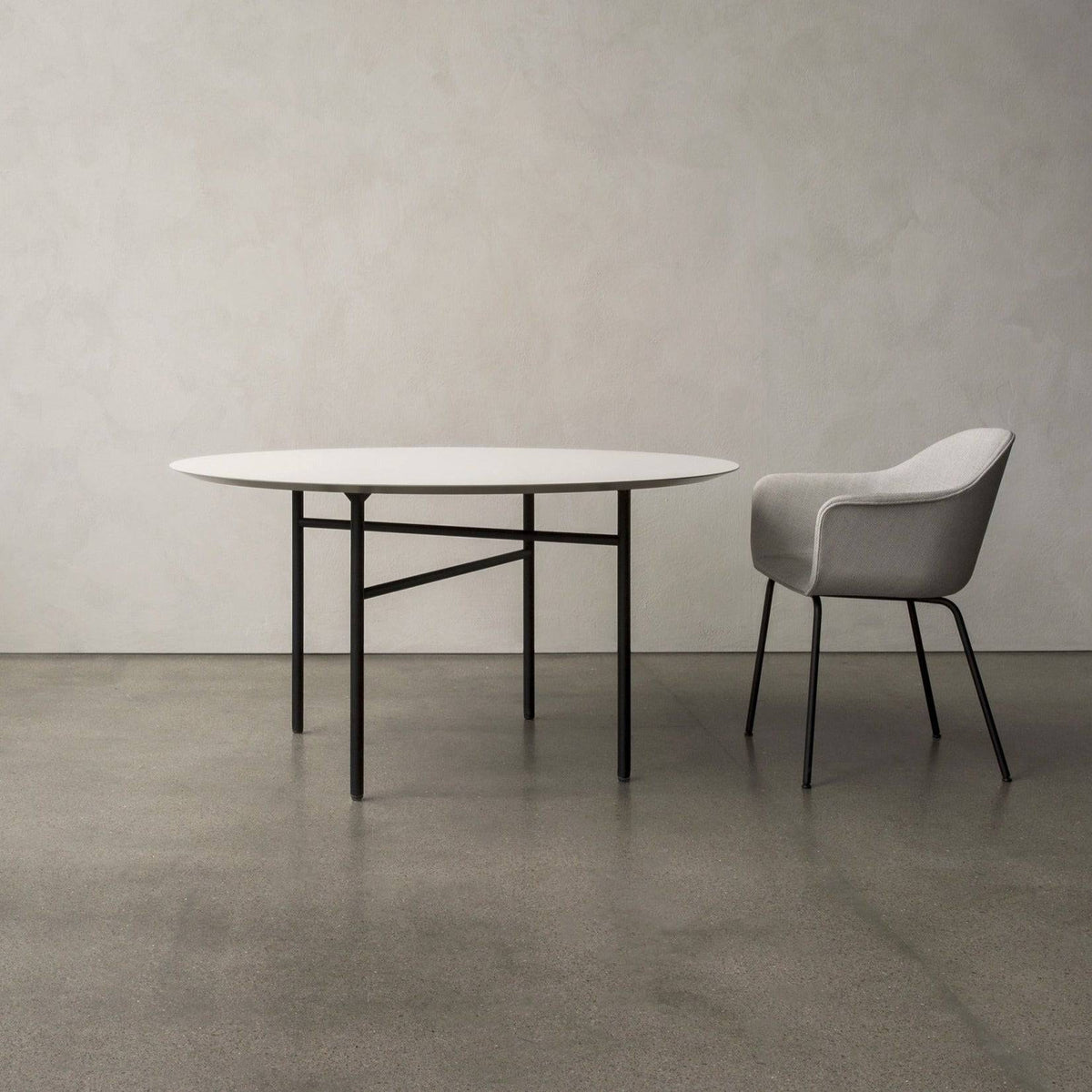 Audo - Harbour Chair Steel Legs - Skandium London