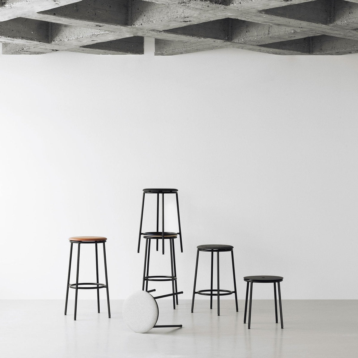 Normann Copenhagen - Circa Barstool - Steel Base - Skandium London