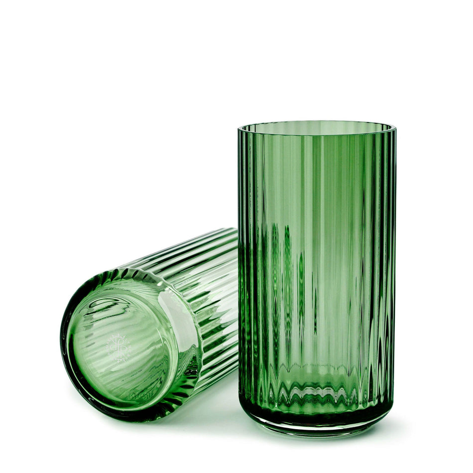 Lyngby Glass Vase - Copenhagen Green - 20.5 cm