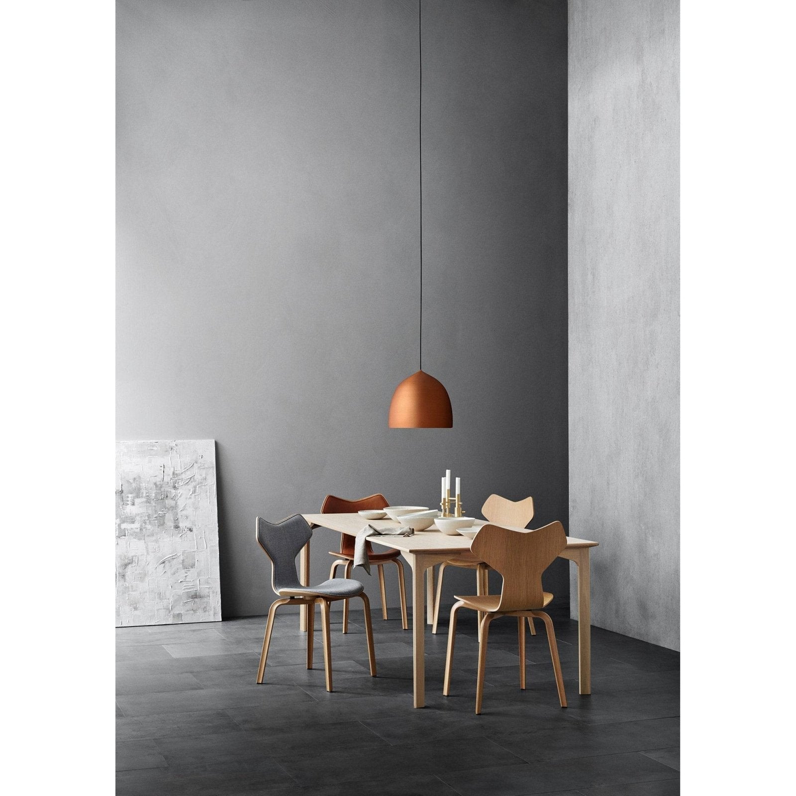 Fritz Hansen - Grand Prix™ chair, wooden legs, with front upholstery - Skandium London