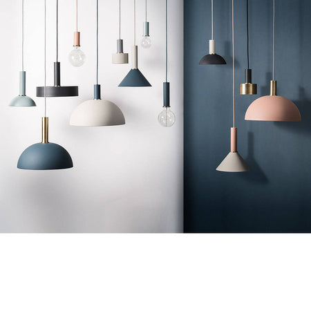 Collect Pendant with Cone Shade | Brass Socket | Ferm Living | Skandium London