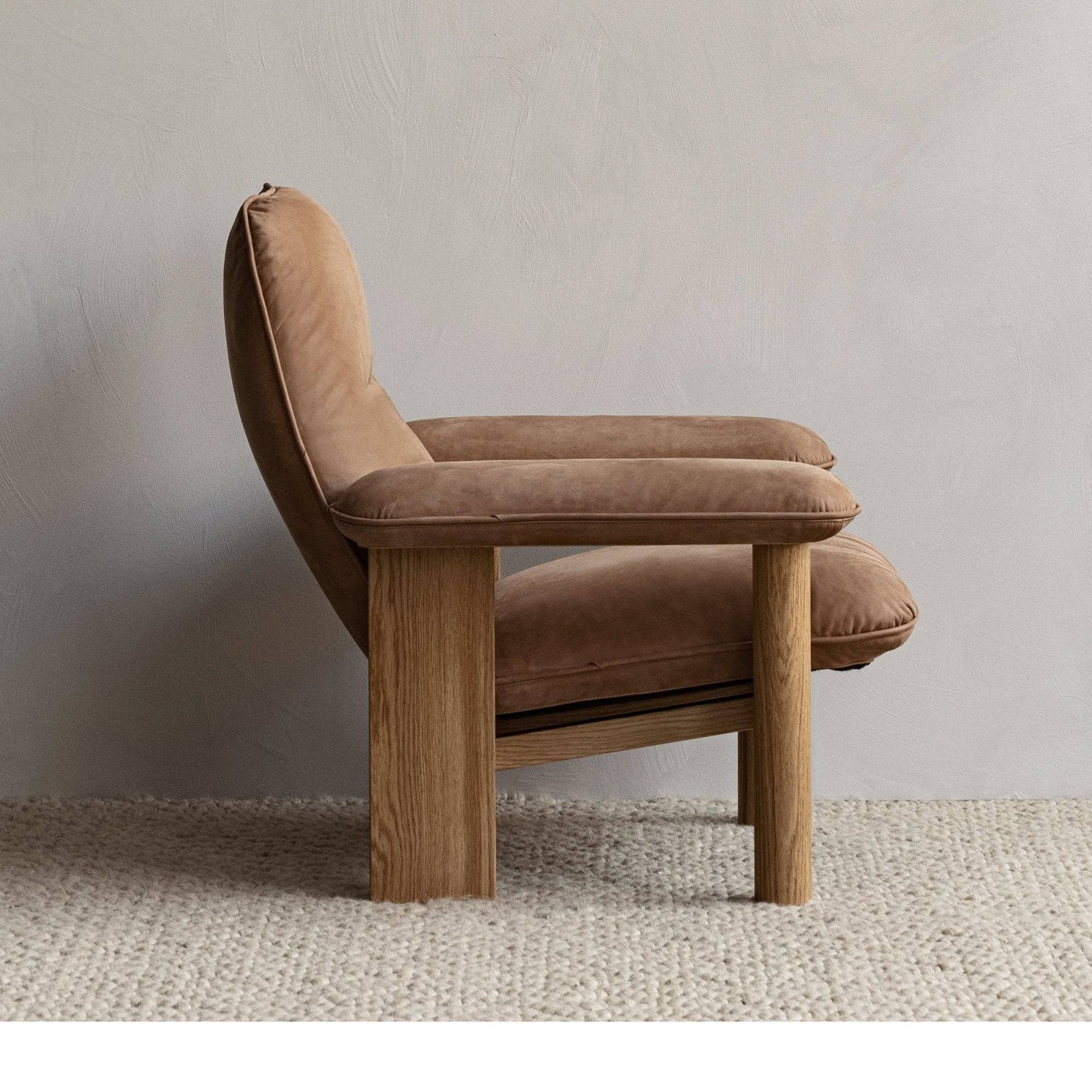 Audo (Menu) - Brasilia lounge chair - leather - Skandium London