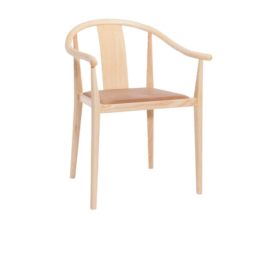 Shanghai dining chair - leather upholstery | NORR11 | Skandium London