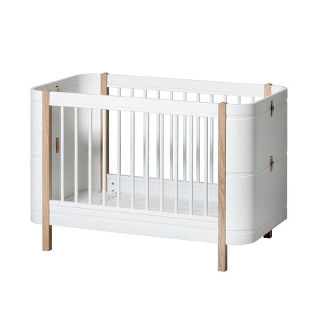 Oliver Furniture - Mini + cot/bed - white/oak - Skandium London