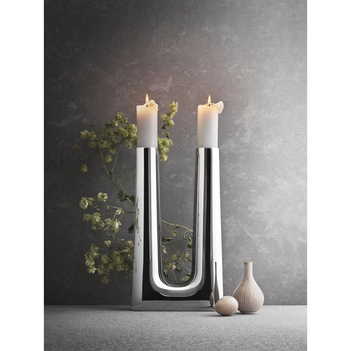 Georg Jensen - Copenhagen candleholder, large - Skandium London