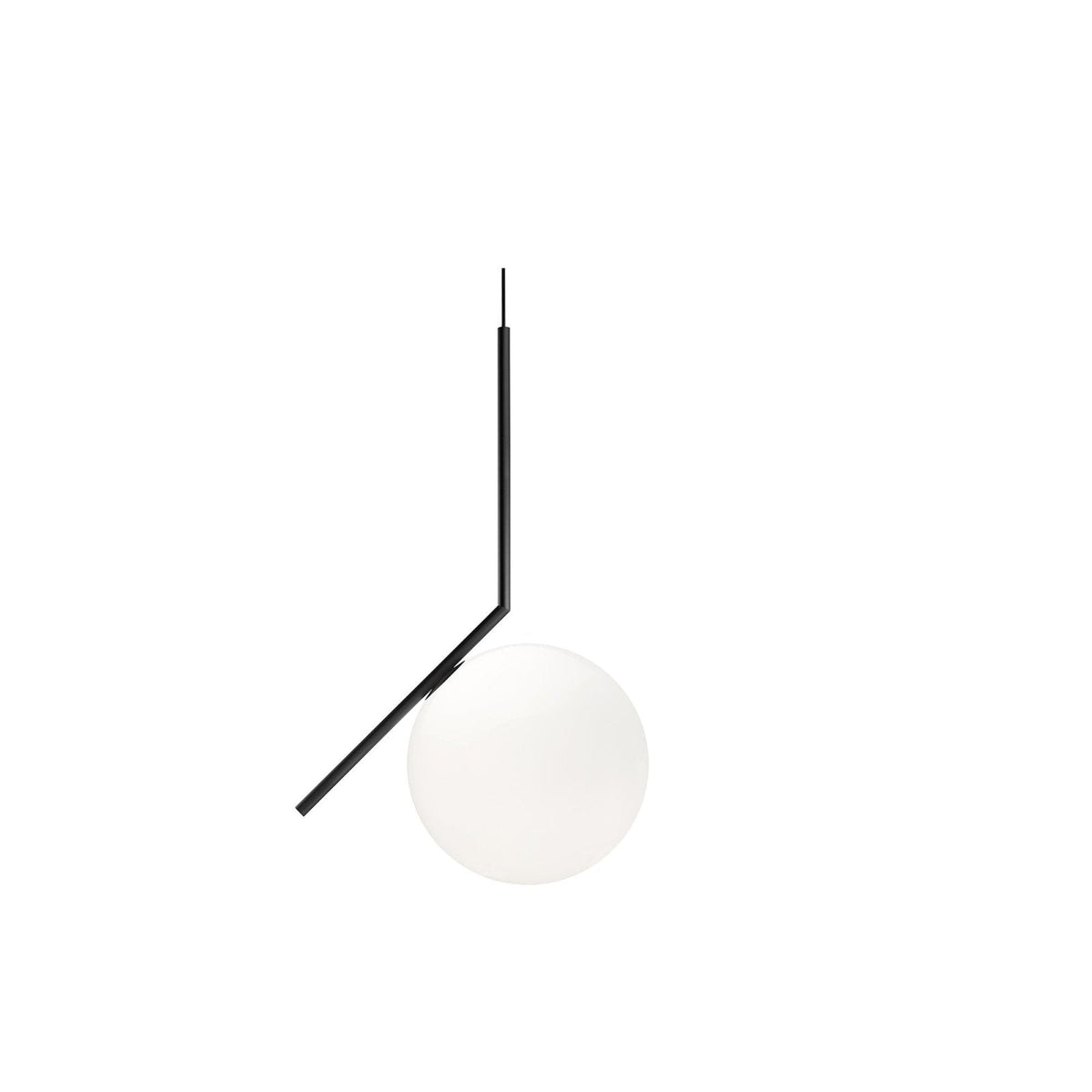 Flos - IC S2 Black Pendant Lamp - Skandium London