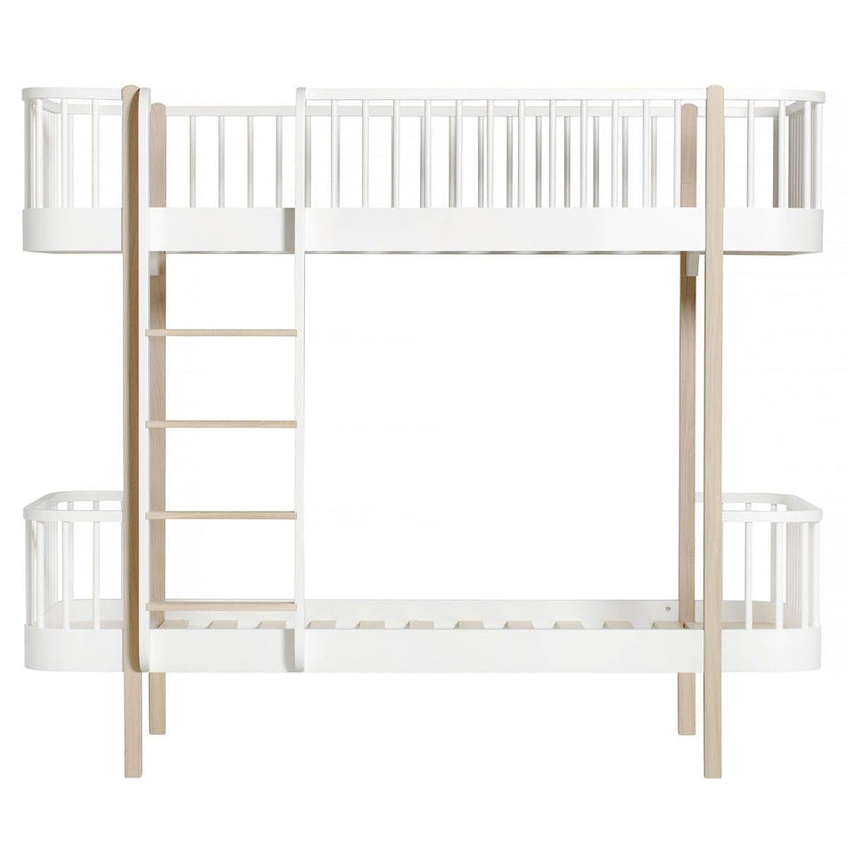 Oliver Furniture - Wood Bunk bed, white/oak - Skandium London