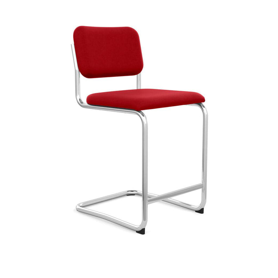 Cesca™ Counter Stool with Upholstered Seat & Back | Knoll | Skandium London