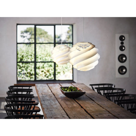 1313 Swirl 3 pendant lamp white | Le Klint | Skandium London