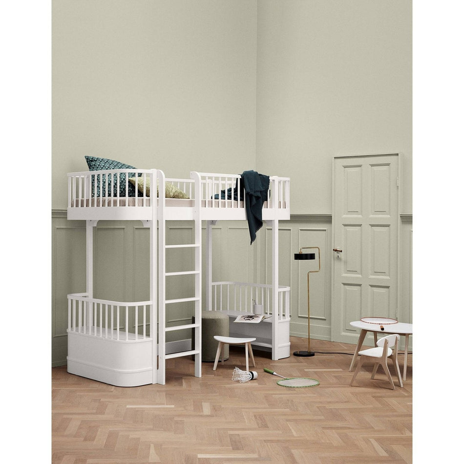 Oliver Furniture - Wood Loft bed, 90x200cm - Skandium London