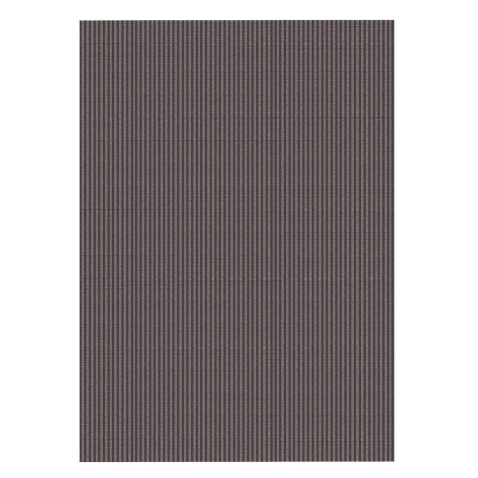 Woodnotes - Railway rug, dark blue/natural - Skandium London