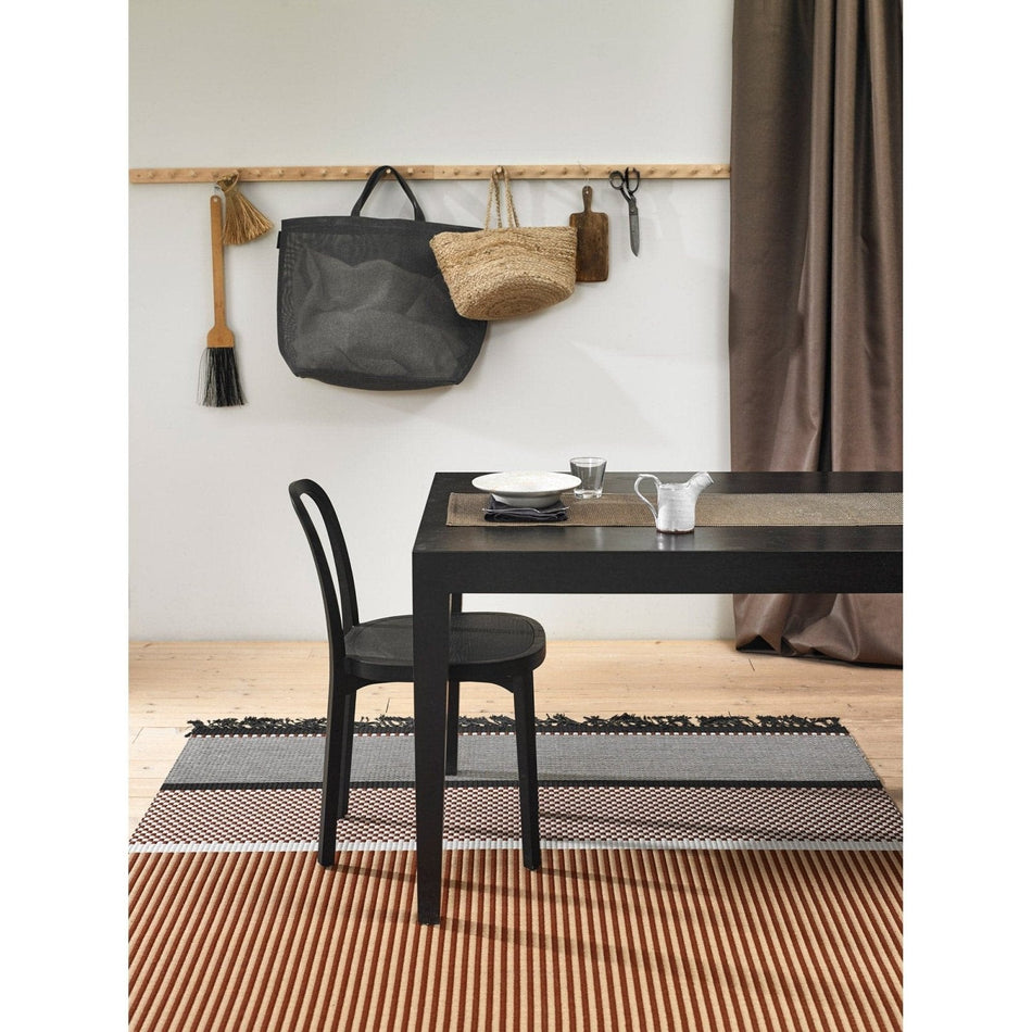 Woodnotes - San Francisco rug, stone/white with fringes - Skandium London