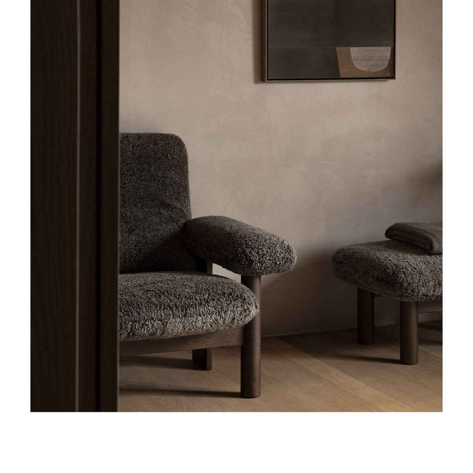 Audo (Menu) - Brasilia Ottoman - Sheepskin - Skandium London