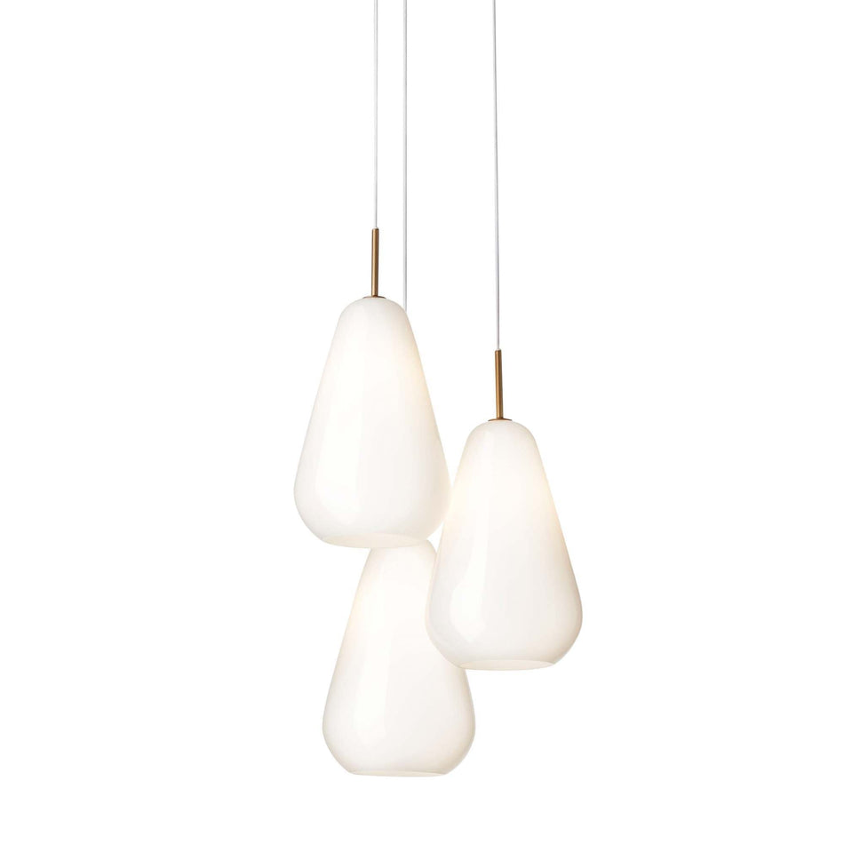 Anoli 3 Opal Pendant Lamp | Nuura | Skandium London