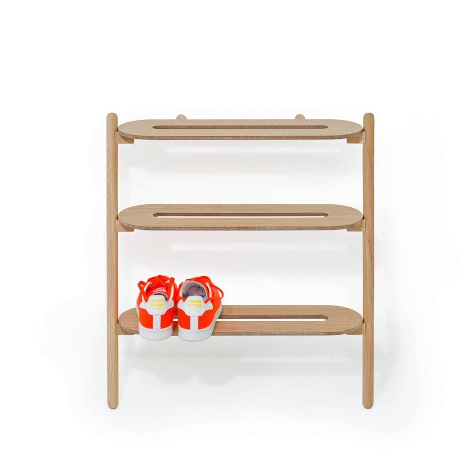 Heel Bar Shoe Tidy - Oak | Wireworks | Skandium London