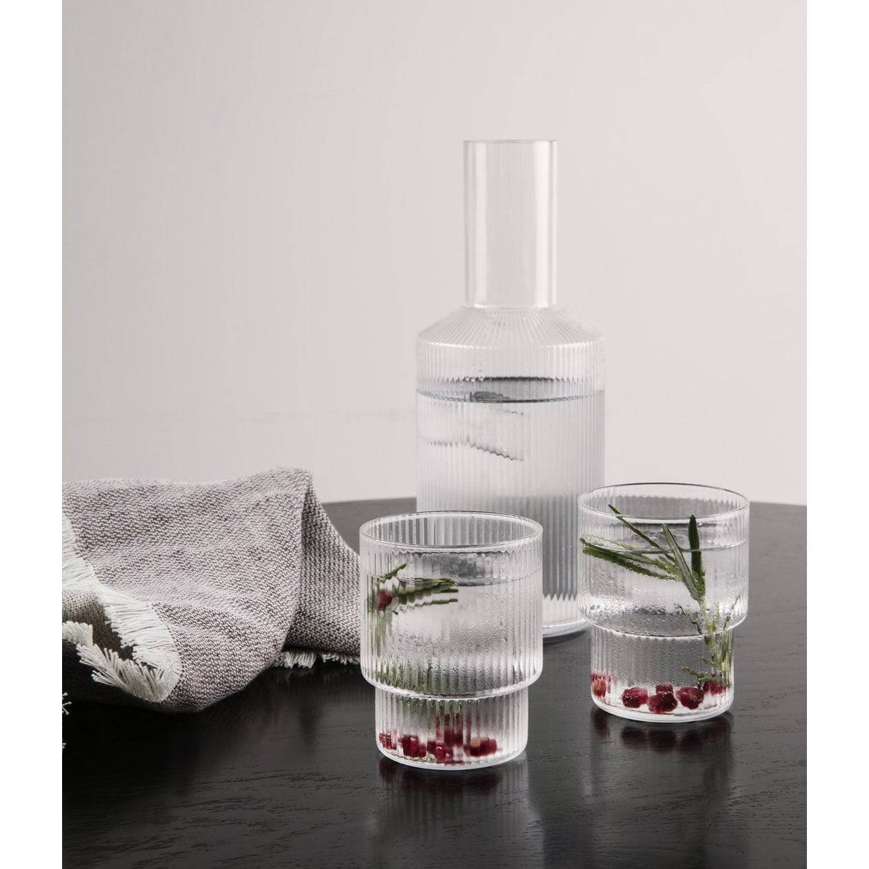 Ripple Glasses 200ml | Set of 4 | Ferm Living | Skandium London