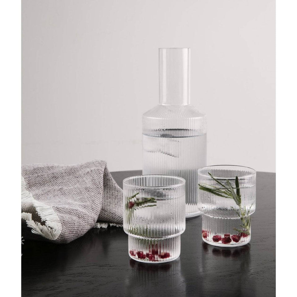 Ripple Carafe - Clear by Ferm Living | Shop at Skandium London