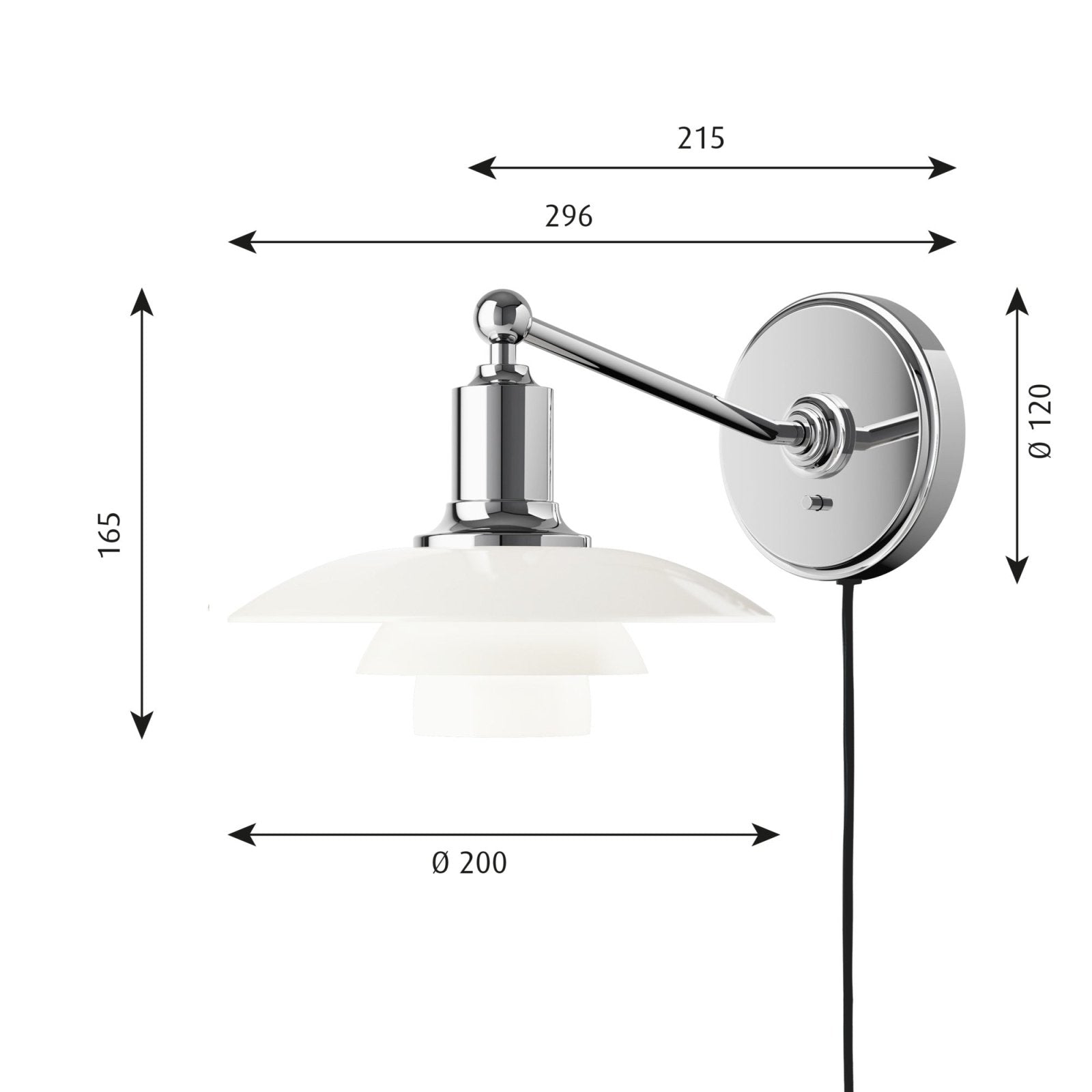 Louis Poulsen - PH 2/1 wall lamp - Skandium London