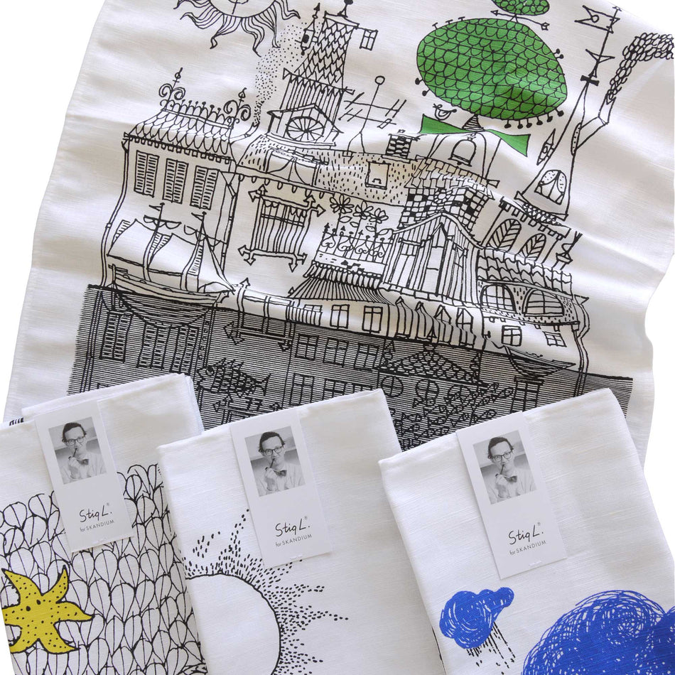 Stig Lindberg tea towels | Skandium | Skandium London