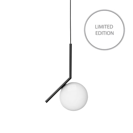 Flos - IC S1 nero pendant lamp - Skandium London