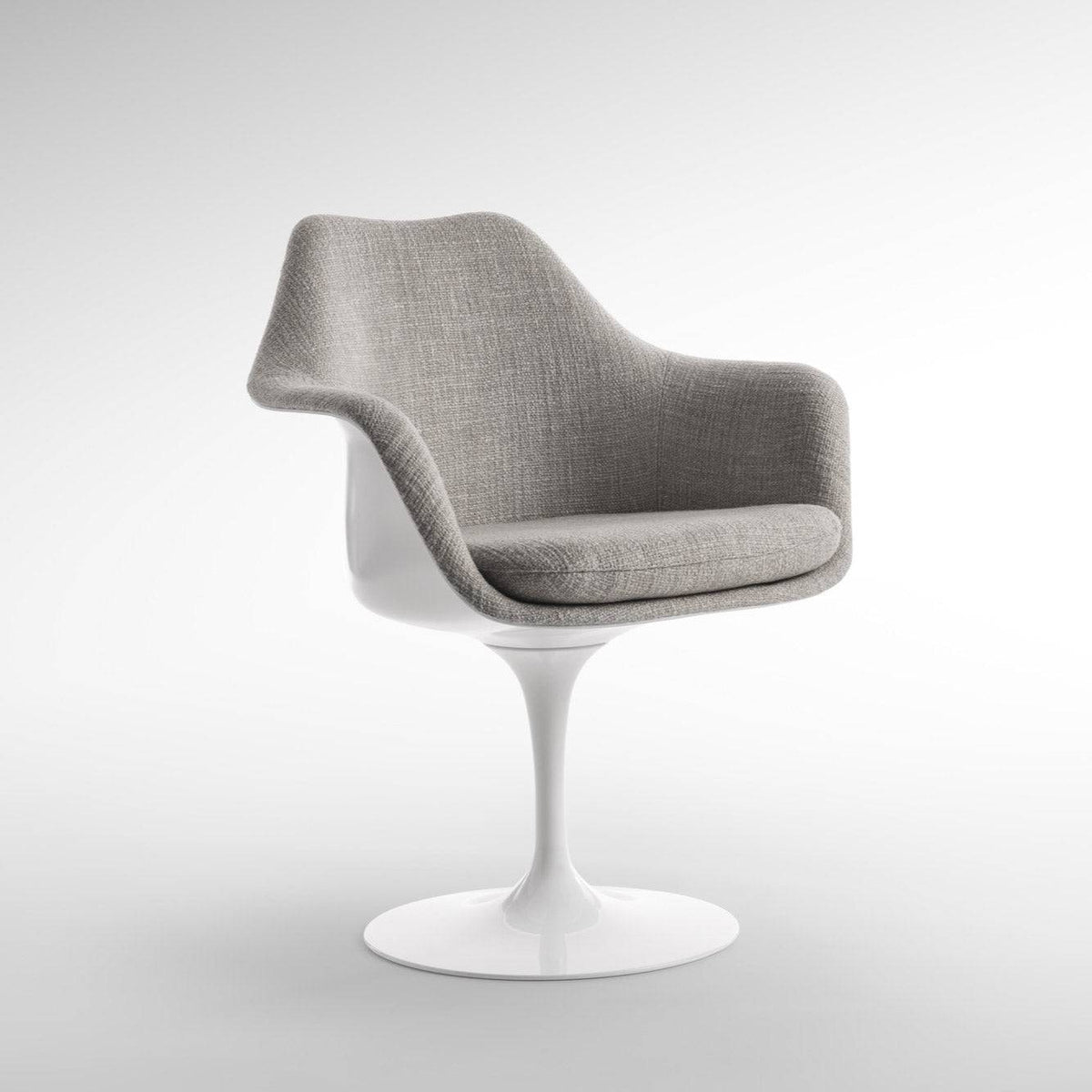 Tulip armchair - Swivel, upholstered inner shell and cushion | Knoll | Skandium London