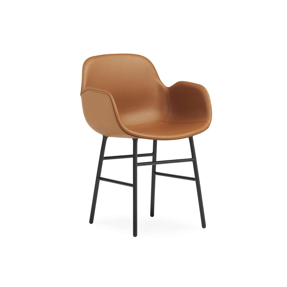 Form Armchair Steel - Full Upholstery