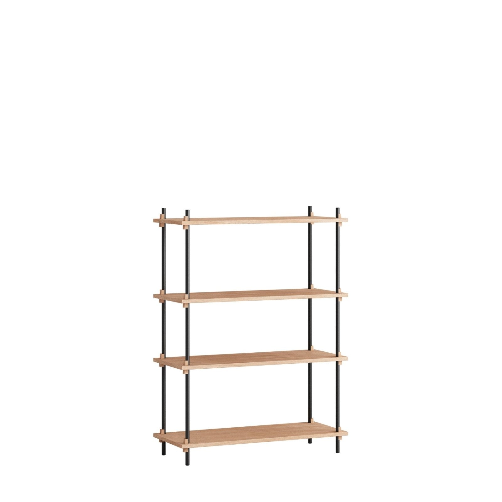 MOEBE - Shelving System – S.115.1.A - Oak/Black - Skandium London