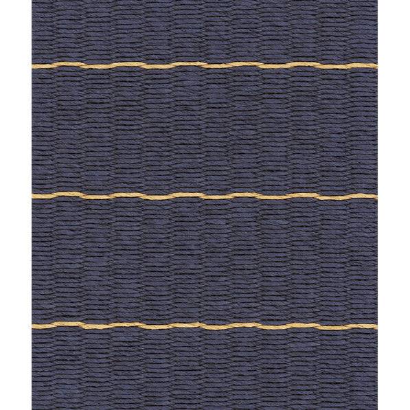 Line rug, dark blue/natural | Woodnotes | Skandium London