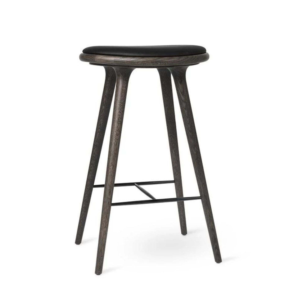 Small leather store stool