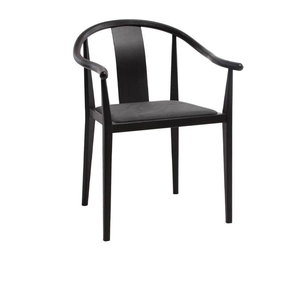 Shanghai dining chair - leather upholstery | NORR11 | Skandium London