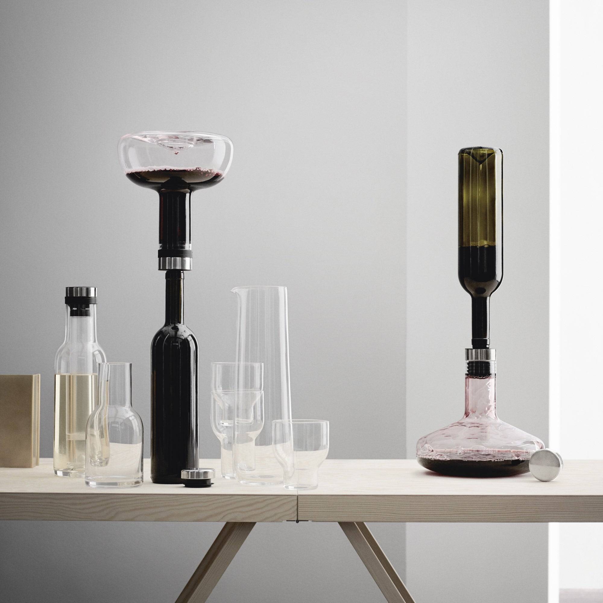 Wine Breather Deluxe, Steel | Menu | Skandium London