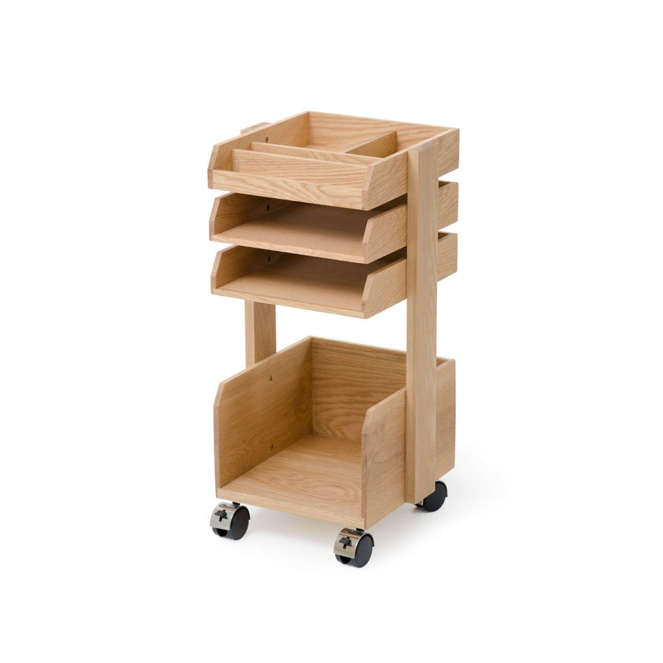 Wireworks - Casper Roller Workspace Organiser - Oak - Skandium London