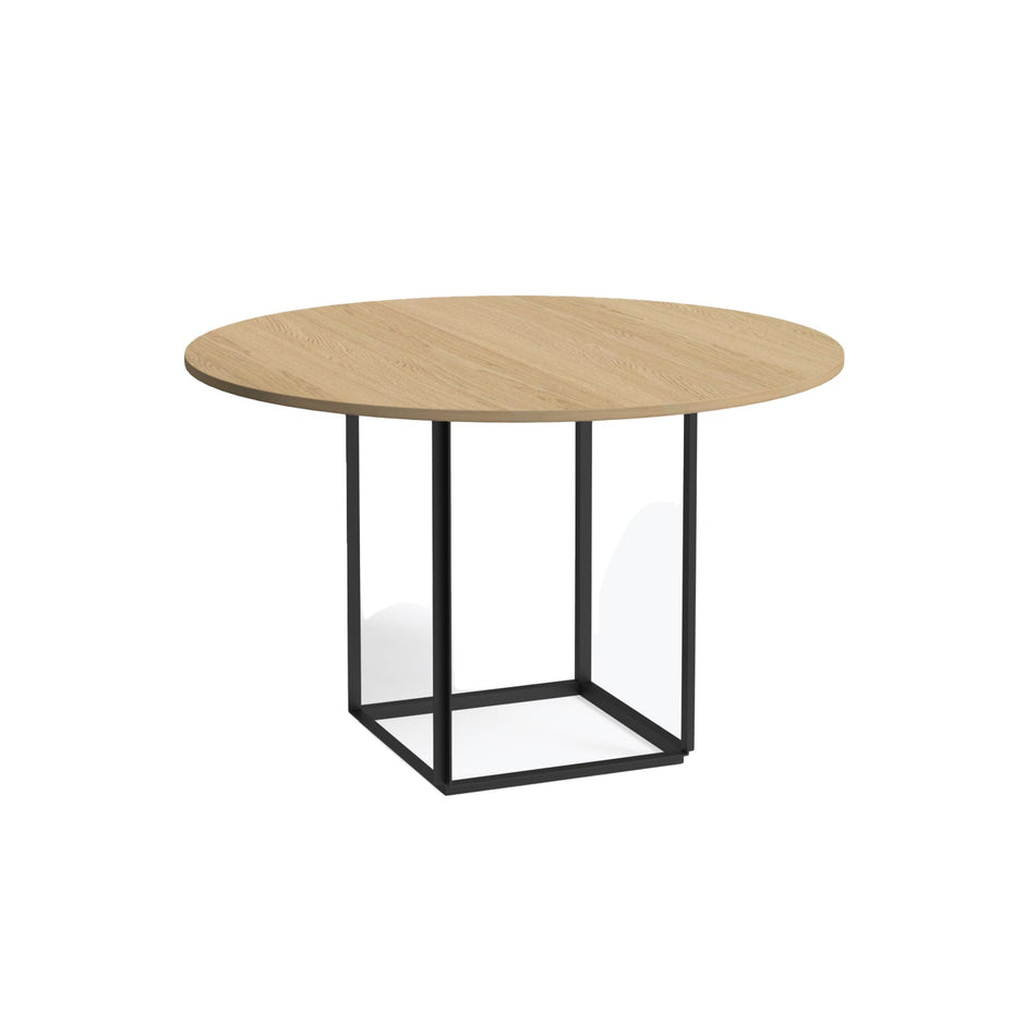 New Works - Florence dining table - Ø 120 cm, w. wood veneer - Skandium London